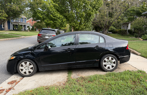 Black 2009 Honda Civic LX