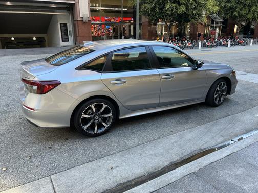 Silver 2025 Honda Civic Hybrid Sport Touring