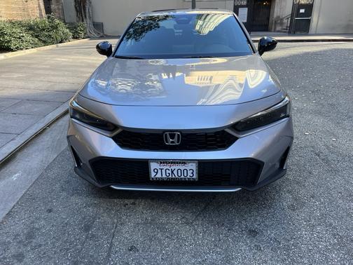 Silver 2025 Honda Civic Hybrid Sport Touring