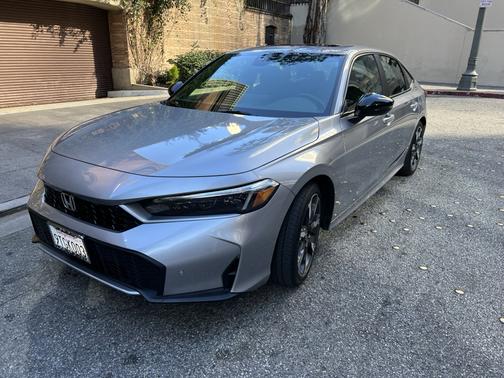Silver 2025 Honda Civic Hybrid Sport Touring
