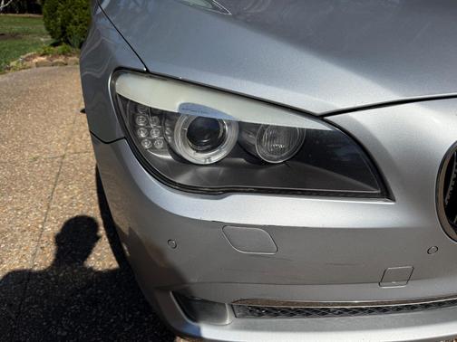 Silver 2010 BMW 750 Li xDrive