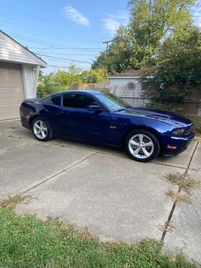 Blue 2012 Ford Mustang GT