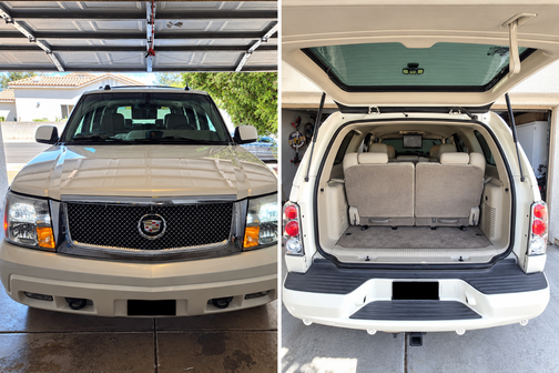 White 2004 Cadillac Escalade Base