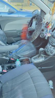 Silver 2013 Chevrolet Sonic LT