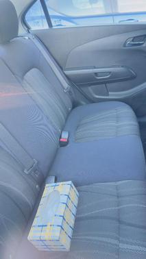 Silver 2013 Chevrolet Sonic LT