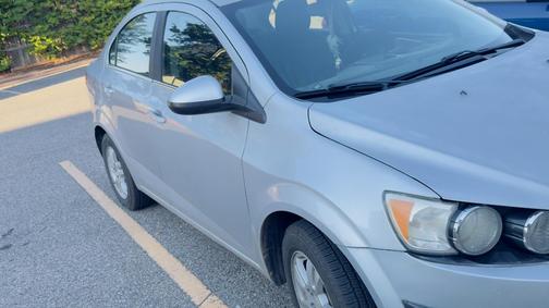 Silver 2013 Chevrolet Sonic LT