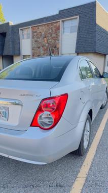 Silver 2013 Chevrolet Sonic LT