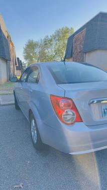 Silver 2013 Chevrolet Sonic LT