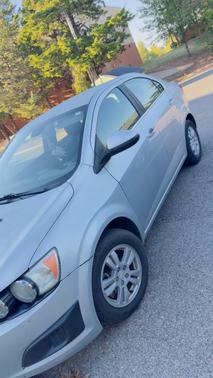 Silver 2013 Chevrolet Sonic LT