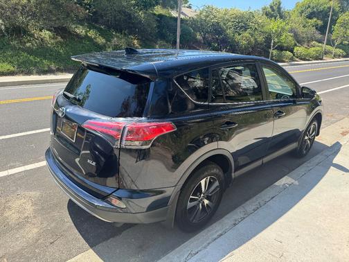 Blue 2017 Toyota RAV4 XLE