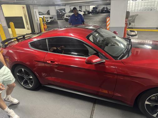 Red 2020 Ford Mustang EcoBoost Premium