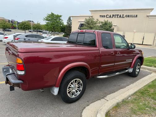 Red 2003 Toyota Tundra Limited Access Cab Stepside
