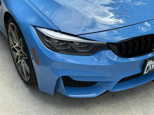 Blue 2019 BMW M4 Base