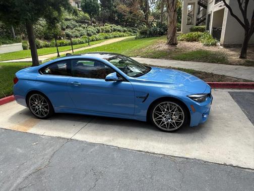 Blue 2019 BMW M4 Base