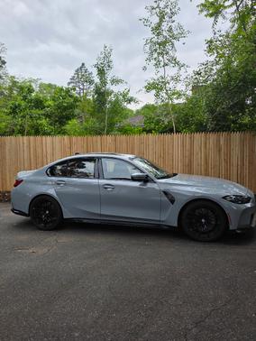 Gray 2022 BMW M3 Base