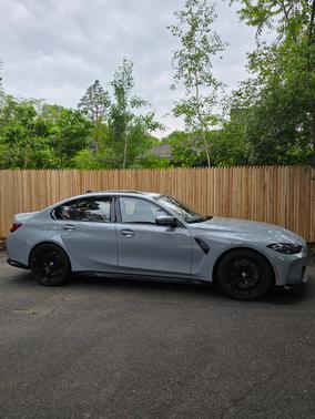 Gray 2022 BMW M3 Base
