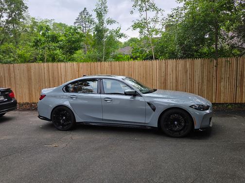 Gray 2022 BMW M3 Base