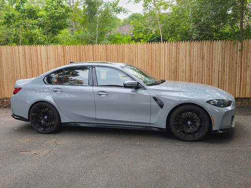 Gray 2022 BMW M3 Base