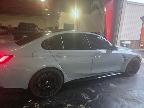 Gray 2022 BMW M3 Base