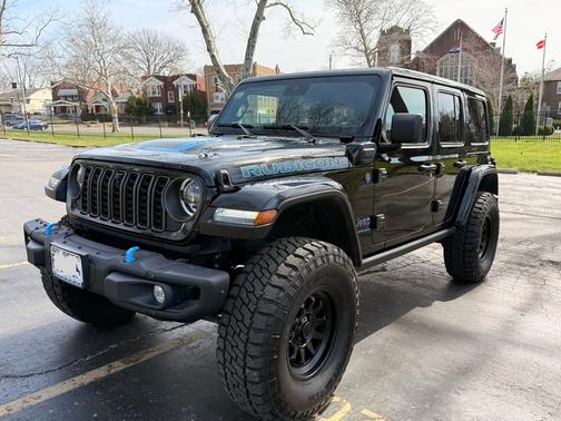 Black 2024 Jeep Wrangler 4xe Rubicon X