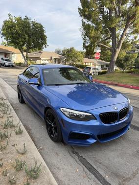 Blue 2014 BMW 228 i