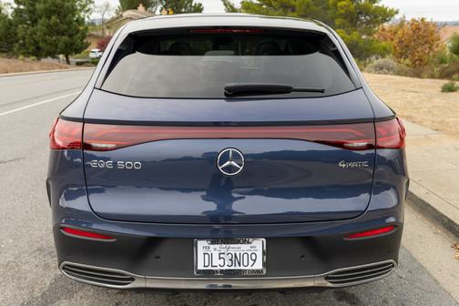 Blue 2023 Mercedes-Benz EQE 500 4MATIC
