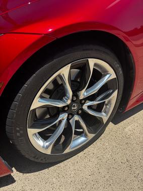 Red 2021 Lexus LC 500 Base