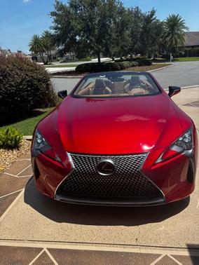 Red 2021 Lexus LC 500 Base
