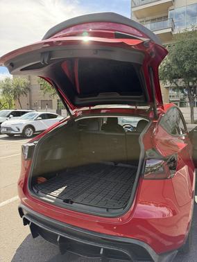 Red 2021 Tesla Model Y Long Range