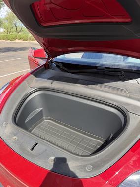 Red 2021 Tesla Model Y Long Range
