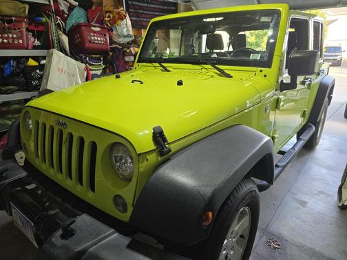 Green 2017 Jeep Wrangler Unlimited Sport