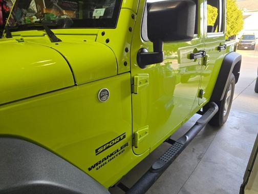 Green 2017 Jeep Wrangler Unlimited Sport