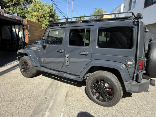 Gray 2017 Jeep Wrangler Unlimited Sahara