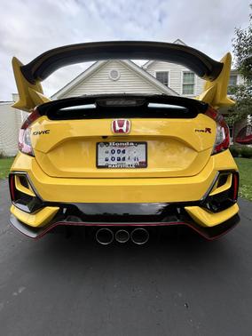 Yellow 2021 Honda Civic Type R Limited Edition