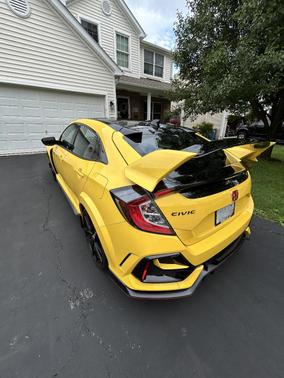 Yellow 2021 Honda Civic Type R Limited Edition