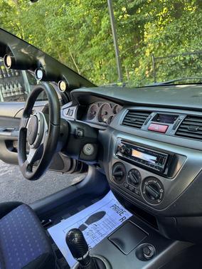 Black 2005 Mitsubishi Lancer Evolution VIII