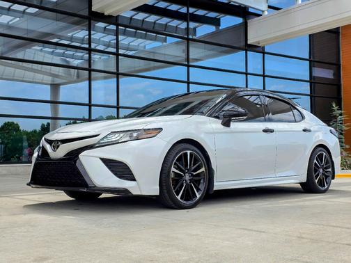 White 2020 Toyota Camry XSE