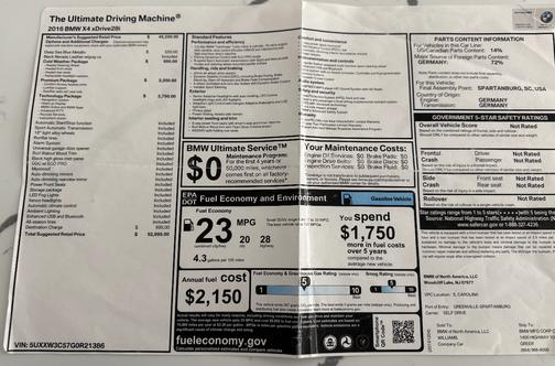 2016 BMW X4 xDrive28i