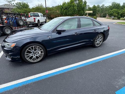 Blue 2023 Audi A6 55 Prestige