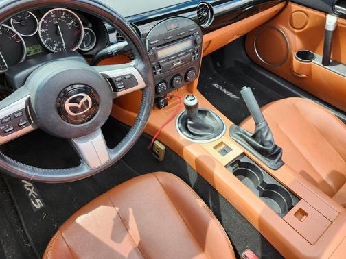 Blue 2007 Mazda MX-5 Miata Grand Touring