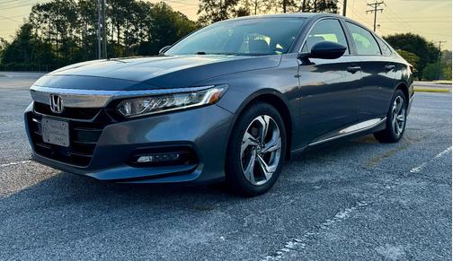 Gray 2018 Honda Accord EX-L