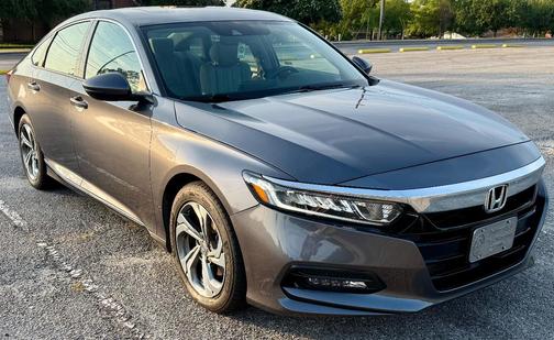 Gray 2018 Honda Accord EX-L