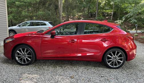 Red 2018 Mazda Mazda3 Touring