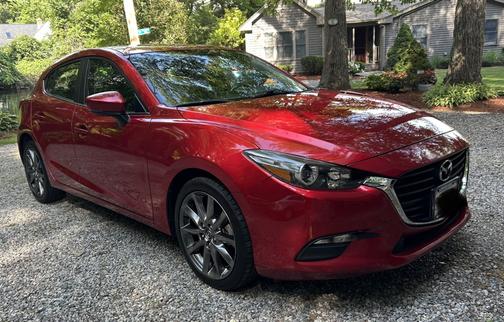 Red 2018 Mazda Mazda3 Touring
