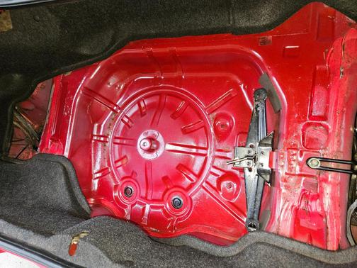 Red 2000 Mazda MX-5 Miata SE