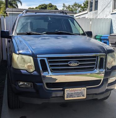 Blue 2007 Ford Explorer Sport Trac Limited