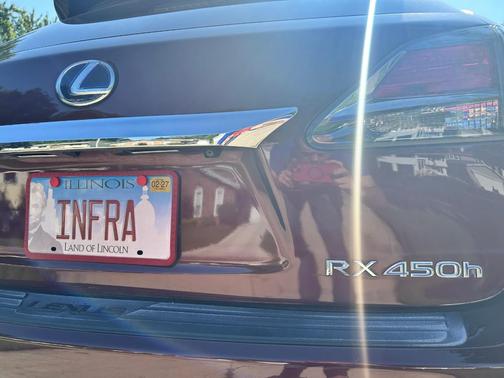 Red 2013 Lexus RX 450h Base