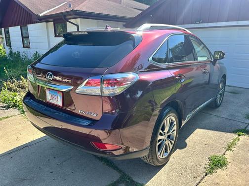 Red 2013 Lexus RX 450h Base