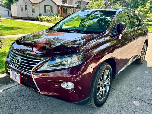 Red 2013 Lexus RX 450h Base