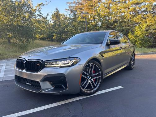 Silver 2021 BMW M5 Base